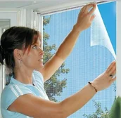 Akcesoria do okien - MAXY C.O. Moskitiera na okno przeciw owadom 150x130 cm 1758 - miniaturka - grafika 1