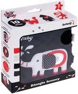 Instrumenty muzyczne dla dzieci - Jollybaby Jollybaby Książeczka materiałowa Dżungla Sensory 80567 JB 80567 - miniaturka - grafika 1