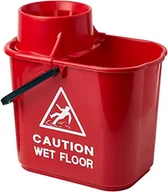 Miotły, szufle, mopy - 2work Pojemnik na Robert Scott sm15rd mop wringer, 15 L, czerwony SM15RD - miniaturka - grafika 1