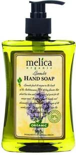 Melica Organic Mydło organiczne w płynie do rąk - Kojące z ekstraktem z lawendy, 500ml - mel2 - Mydła - miniaturka - grafika 2