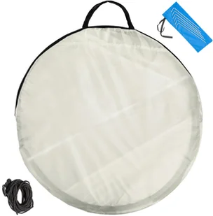 tectake Muszla plażowa pop up Angelika - szary 401677 - Parawany - miniaturka - grafika 4