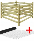 Kompostowniki - Kompostownik Drewniany, Siatka Na Krety Gratis - miniaturka - grafika 1