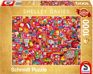Schmidt Puzzle PQ 1000 Shelley Davies Zabawki retro G3 - - Puzzle - miniaturka - grafika 2
