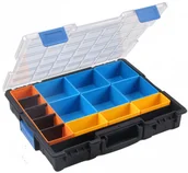 Pozostałe wyposażenie warsztatu - PARTNER B2B Prafesjonalna walizka na drobne elementy, 10 schowków 124253 - miniaturka - grafika 1