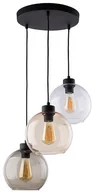 Lampy sufitowe - TK Lighting Nowoczesna lampa wisząca wys.110cm CUBUS 2831 grafit bursztyn TK2831 - miniaturka - grafika 1