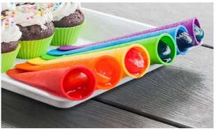 Orion Foremki Do Lodów Silikonowe Teta Tuby Wielokolorowe 4 Szt - Akcesoria gastronomiczne - miniaturka - grafika 3