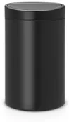 Kosze na śmieci - Brabantia Kosz na śmieci Touch Bin 40l czarny mat 114946 - miniaturka - grafika 1