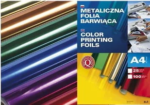 Argo Metaliczna folia barwiąca A4, opakowanie 25 sztuk, czerwona, 362505 - Folie do drukarek - miniaturka - grafika 2