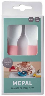 Mepal Łyżeczki treningowe dziecięce 2 szt. Mio Mepal - deep blue 108031078400 - Sztućce dla dzieci - miniaturka - grafika 6