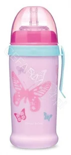 Bidon niekapek - Butterfly Canpol Babies, Kolor: Różowy - Bidony dla dzieci - miniaturka - grafika 2