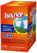 Inne artykuły czyszczące - Chusteczki do suszarki -160szt.- Bounce z Usa - miniaturka - grafika 1