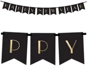 Sylwester - PartyDeco Baner "Happy New Year", 170 cm GRL64 - miniaturka - grafika 1