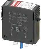 Bezpieczniki elektryczne - Phoenix Contact Złącze męskie Ochrona przed przepięciem System fotowoltaiczny VAL-MS-T1/T2 1000DC-PV-ST 2801162 15 kA VAL-MS-T1/T2 1000DC-PV-ST - miniaturka - grafika 1