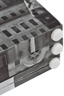 vidaXL Składany parawan, 120x180 cm, Nowy Jork za dnia, czarno-biały - Parawany - miniaturka - grafika 5