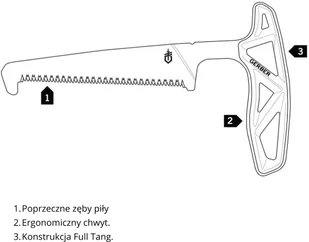 Gerber Nóż / piła Exo-Mod Saw - orange 30-001810 - Noże - miniaturka - grafika 4