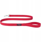 Smycze dla psów - Ami Play Smycz Bawełna Cotton XL 140 x 3cm Czerwony - miniaturka - grafika 1