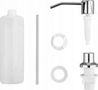 Mydelniczki i dozowniki mydła - Dozownik Do Płynu Mydła Na Zlewozmywak Chrom - miniaturka - grafika 1