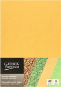 Papier do drukarek - Galeria Papieru Karton ozdobny mix 200g Siła Zieleni (20) - miniaturka - grafika 1