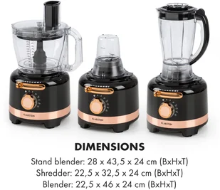 Klarstein TK32-Luca-B - Roboty kuchenne - miniaturka - grafika 9