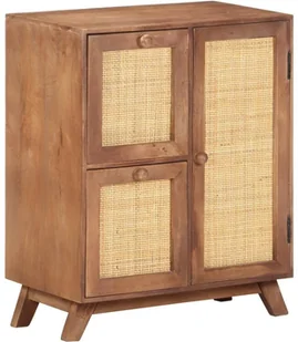 vidaXL Lumarko Szafka, 60 x 35 x 75 cm, lite drewno mango 323596 - Szafki do salonu - miniaturka - grafika 11