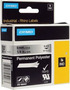 Dymo Etykieta przemysłowa 1805441 do 1000 Oryginalna kolor czarny na metali - Etykiety do drukarek - miniaturka - grafika 2