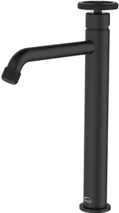 Laveo Bateria umywalkowa stojąca nablatowa MURO czarny BAU 72ND - Baterie umywalkowe - miniaturka - grafika 3