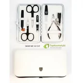 Zestawy do manicure i pedicure - Tradition 3 swords Zestaw do obcinania paznokci w białym etui 58369 MC SZ CUT A871-666FC - miniaturka - grafika 1