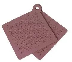 Blomus Zestaw 2 podkładek pod naczynia BLOMUS Whithered Rose Flip czerwony, 19,5x19,5 cm - Miseczki i talerzyki dla dzieci - miniaturka - grafika 2