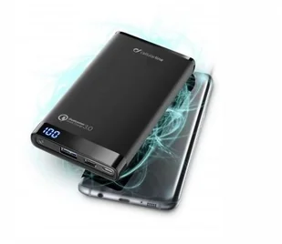 Manta Power Bank CellularLine Freepower Pro 8000mAh QC 3.0 USB-C FREEPMANTA8QCCK) Czarna - Akcesoria do tabletów i e-booków - miniaturka - grafika 2