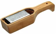Siekacze tarki i szatkownice - Kitchen Craft Italian Collection tarka z drewnianym uchwytem,   bambusa ICBGRATE - miniaturka - grafika 1