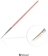 Akcesoria do paznokci - SILCARE Pędzelek do zdobień 04# Pink - miniaturka - grafika 1