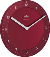 Zegary - Braun BC 06 R-DCF zegar ścienny okrągły kwarcowy czerwony 67021 67021 - miniaturka - grafika 1