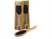 Szczotki i grzebienie do włosów - Szczotka Łysych Grzebień Łysego Bez Włosia Drewnia - miniaturka - grafika 1