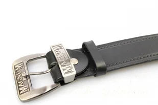 Complex Pasek Skórzany (PL) Tłoczony Napis "MAGNUM" Skóra Licowa EXTRA 40 mm CZARNY - Paski Complex Pasek Skórzany (PL) Tłoczony Napis "MAGNUM" Skóra Licowa EXTRA 40 mm CZARNY - Paski - miniaturka - grafika 2