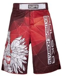 Extreme Hobby Spodenki, Grappling Polska, rozmiar 3XL, czerwony - Kimona, stroje i obuwie - miniaturka - grafika 2