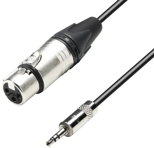 Adam Hall K5 MYF 0300 XLR Female/Jack 3,5 MM Stereo 3,0 m muhk-259560 - Kable - miniaturka - grafika 2