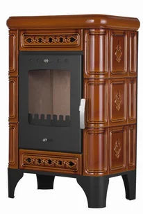 Ekoprojekt 198 TOPGAR Piec kaflowy 5,7kW brąz średnica wylotu spalin 150 mm) spełnia anty-smogowy EkoProjekt 19877503 77503-uniw - Piece wolnostojące - miniaturka - grafika 4