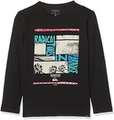 Koszulki dla chłopców - Quiksilver Classic Radical Trip EQBZT03567_Anthracite/Solid_M - miniaturka - grafika 1