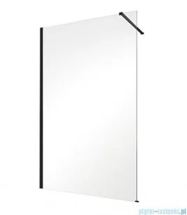 Besco Besco Eco-n Black kabina walk-in 120x195cm przejrzyste - Kabiny prysznicowe - miniaturka - grafika 3