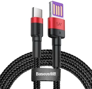 Baseus Baseus Kabel Baseus Cafule CATKLF-P91 (USB - USB typu C ; 1m; kolor czarny) 2_246630 - Kable komputerowe i do monitorów - miniaturka - grafika 2
