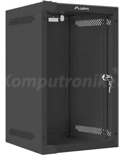 Lanberg Szafa wisząca 10 cali 9U 280x310mm czarna + EKSPRESOWA WF10-2309-10B - Szafy rack - miniaturka - grafika 2
