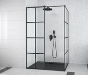 Kabiny prysznicowe - Besco Excea 120x80 EXC-128-190B - miniaturka - grafika 1