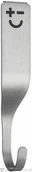 Akcesoria gastronomiczne - Bisbell Haczyk na listwę Bisbell pojedynczy srebrny - miniaturka - grafika 1
