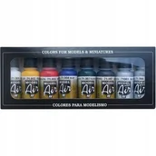 Akcesoria do gier planszowych - Vallejo Model Air Set Basic Colors 71.174 - miniaturka - grafika 1