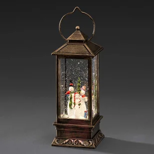 KonstSmide Wypełniona wodą latarnia LED Bałwanek - Oświetlenie świąteczne - miniaturka - grafika 3