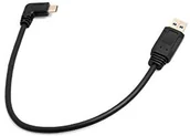 Kable USB - System-S System-S USB 3.1 typ C kabel kątowy do USB A 3.0 30 cm 56972116 - miniaturka - grafika 1