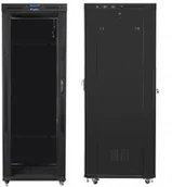 Szafy rack - Lanberg Szafa Rack 19 42U 800x1000 FF01-8042-12BL z termostatem - KONFIGURATOR WYPOSAŻENIA - CZAT NA ŻYWO FF01-8042-12BL - miniaturka - grafika 1