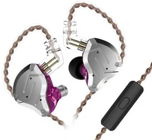 KZ ZS10 Pro Fioletowe - Słuchawki - miniaturka - grafika 2