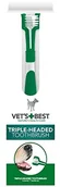 Woreczki na psie odchody - Vets Best Vet's 80363-6p Vet's szczoteczka do zębów z 3 główkami dla psów - miniaturka - grafika 1