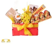 Wielkanoc - Smacza Jama Kosz Delikatesowy Słodkie Stado 255D-7167A - miniaturka - grafika 1